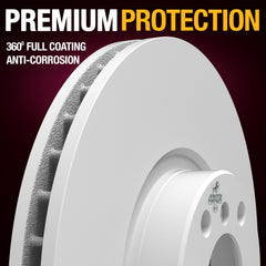 METRIX PREMIUM CHASSIS PARTS Disc Brake Rotor P/N:84154MF Fits: BMW X5 18-07, BMW X6 10-08