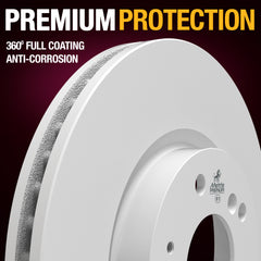 Metrix Premium Chassis Parts Front Disc Brake Rotor Kit 92045MT suspension steering brake parts