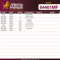 Metrix Premium Front Disc Brake Rotor 84461MF OEM fit spare parts
