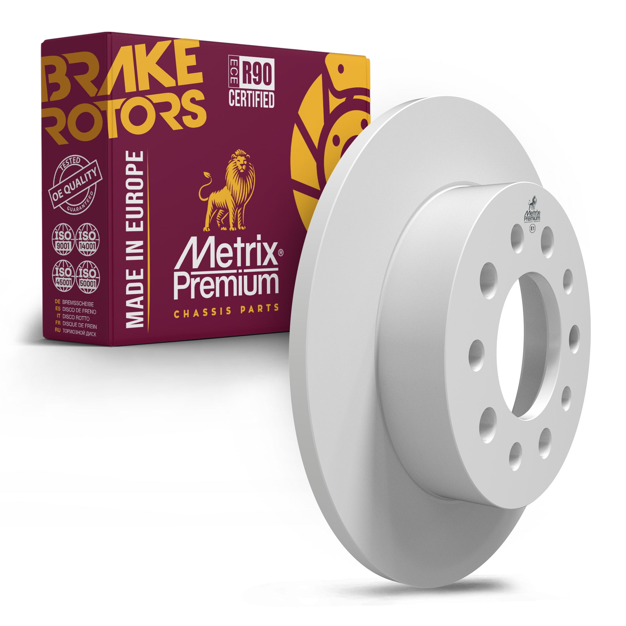 Metrix Premium Chassis Parts Rear Disc Brake Rotor 84490MF OEM fit auto parts