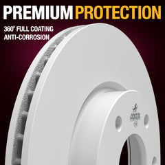 METRIX PREMIUM CHASSIS PARTS Disc Brake Rotor P/N:84549MF Fits: Hyundai Ioniq 22-17, Kia Niro 22-17