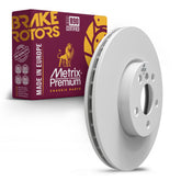 METRIX PREMIUM CHASSIS PARTS Disc Brake Rotor P/N:84572MF Fits: Mini Cooper 2022, Mini Cooper Clubman 22-16, Mini Cooper Countryman 22-17