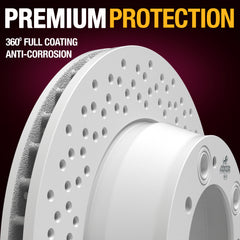 METRIX PREMIUM CHASSIS PARTS Disc Brake Rotor P/N:84718MF Fits: Porsche 911 08-99
