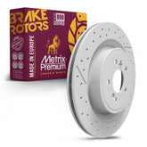 METRIX PREMIUM CHASSIS PARTS Disc Brake Rotor P/N:84725MF Fits: Mercedes-benz Cla45 Amg 19-14, Mercedes-benz Gla45 Amg 19-15, Mercedes-benz Slc43 Amg 20-17, Mercedes-benz Slk55 Amg 16-12