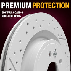 METRIX PREMIUM CHASSIS PARTS Disc Brake Rotor P/N:84725MF Fits: Mercedes-benz Cla45 Amg 19-14, Mercedes-benz Gla45 Amg 19-15, Mercedes-benz Slc43 Amg 20-17, Mercedes-benz Slk55 Amg 16-12