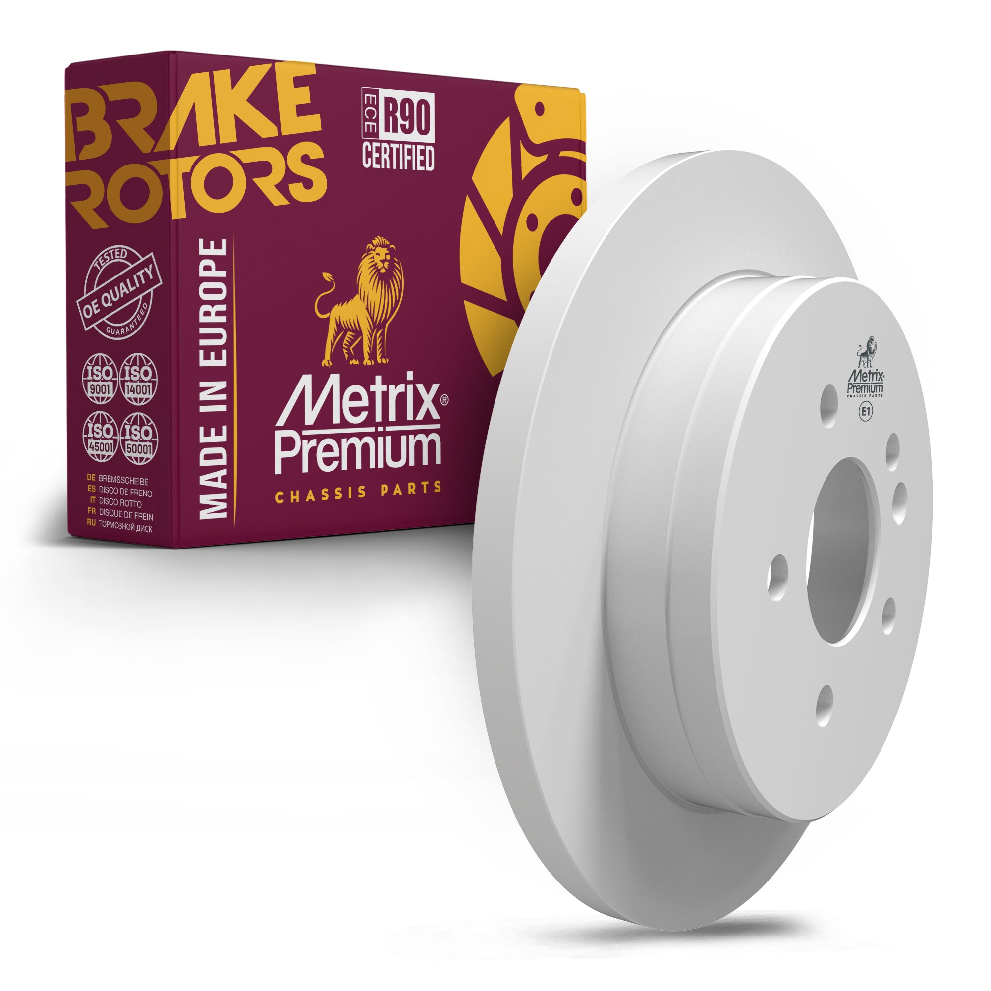 Metrix Premium Chassis Parts Rear Disc Brake Rotor 84727MF OEM fit auto parts
