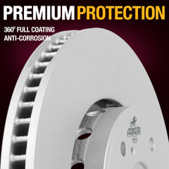 Metrix Premium Front Disc Brake Rotor Kit 92345MT suspension steering brake parts