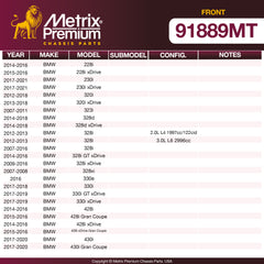 Metrix Premium Chassis Parts <p><strong>WHAT'S IN THE KIT:</strong></p>
<ul>
<li>2x Front Disc Brake Rotor BD181286UC</li>
</ul> suspension steering brake parts
