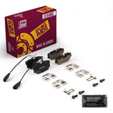 Metrix Premium Chassis Parts Rear Disc Brake Pad Set 93362MC for VOLKSWAGEN