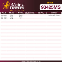Metrix Premium Chassis Parts suspension steering brake parts