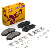 Metrix Premium Front Semi-Metallic Disc Brake Pad Set 93450MS OEM fit auto parts