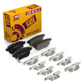 Metrix Premium Rear Semi-Metallic Disc Brake Pad Set 93479MS OEM fit auto parts