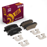 Metrix Premium Rear Ceramic Disc Brake Pad Set 93486MC OEM fit auto parts