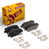 Metrix Premium Rear Semi-Metallic Disc Brake Pad Set 93486MS OEM fit auto parts