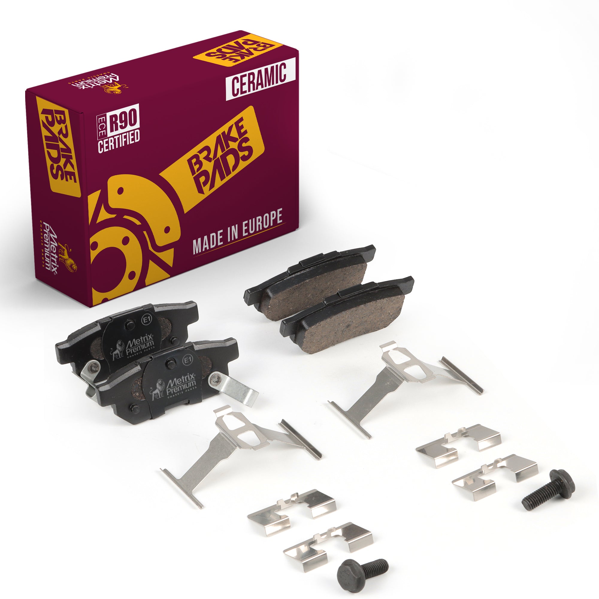 Metrix Premium Chassis Parts Rear Disc Brake Pad Set 93496MC for ACURA, HONDA