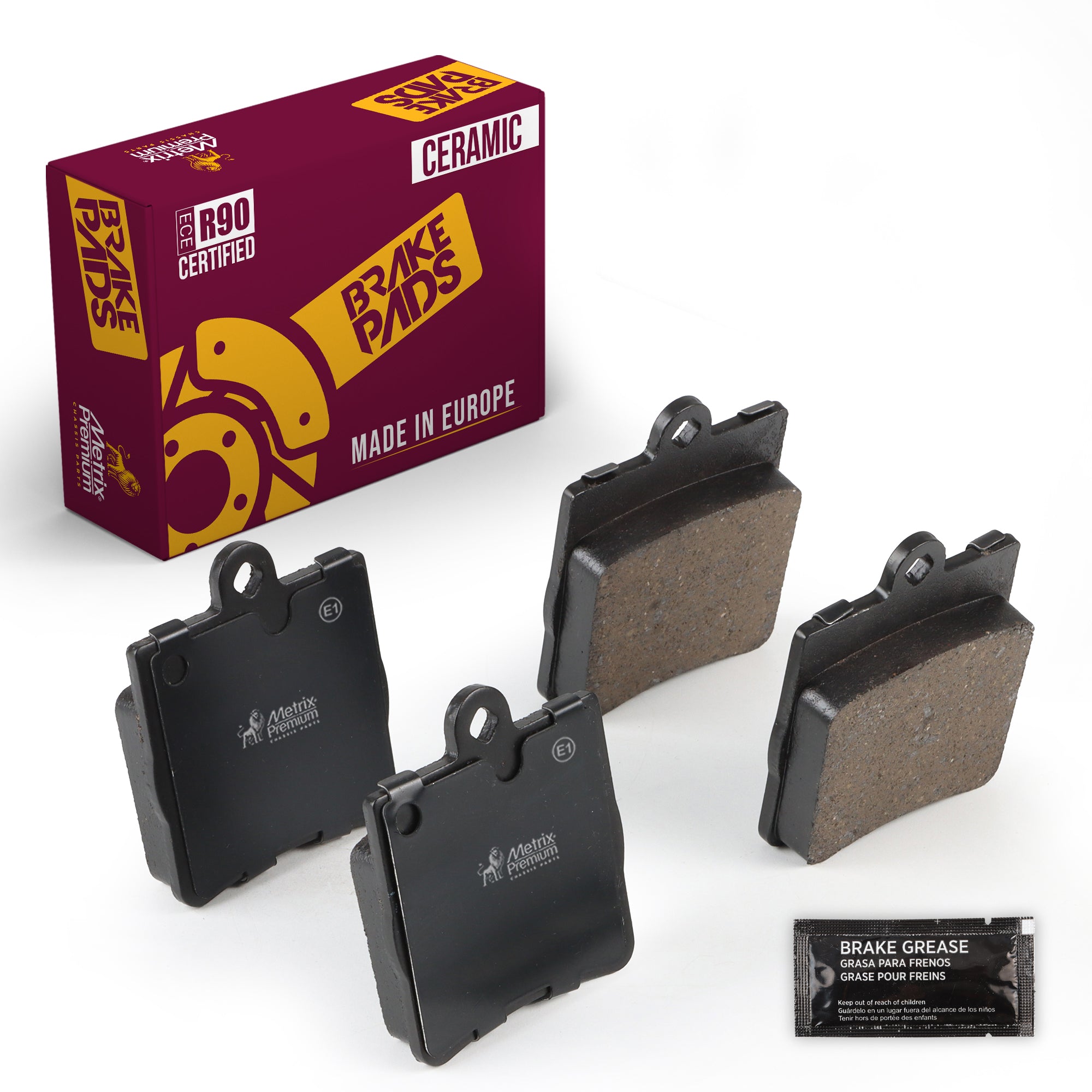 Metrix Premium Chassis Parts Rear Disc Brake Pad Set 93599MC OEM fit auto parts
