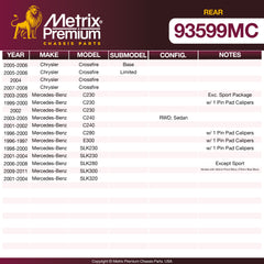Metrix Premium Chassis Parts suspension steering brake parts