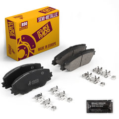 Metrix Premium Chassis Parts Front Disc Brake Pad Set 93621MS OEM fit auto parts