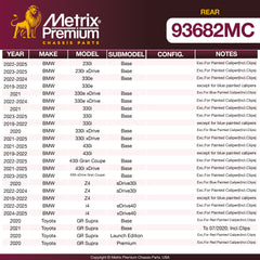 Metrix Premium Chassis Parts suspension steering brake parts