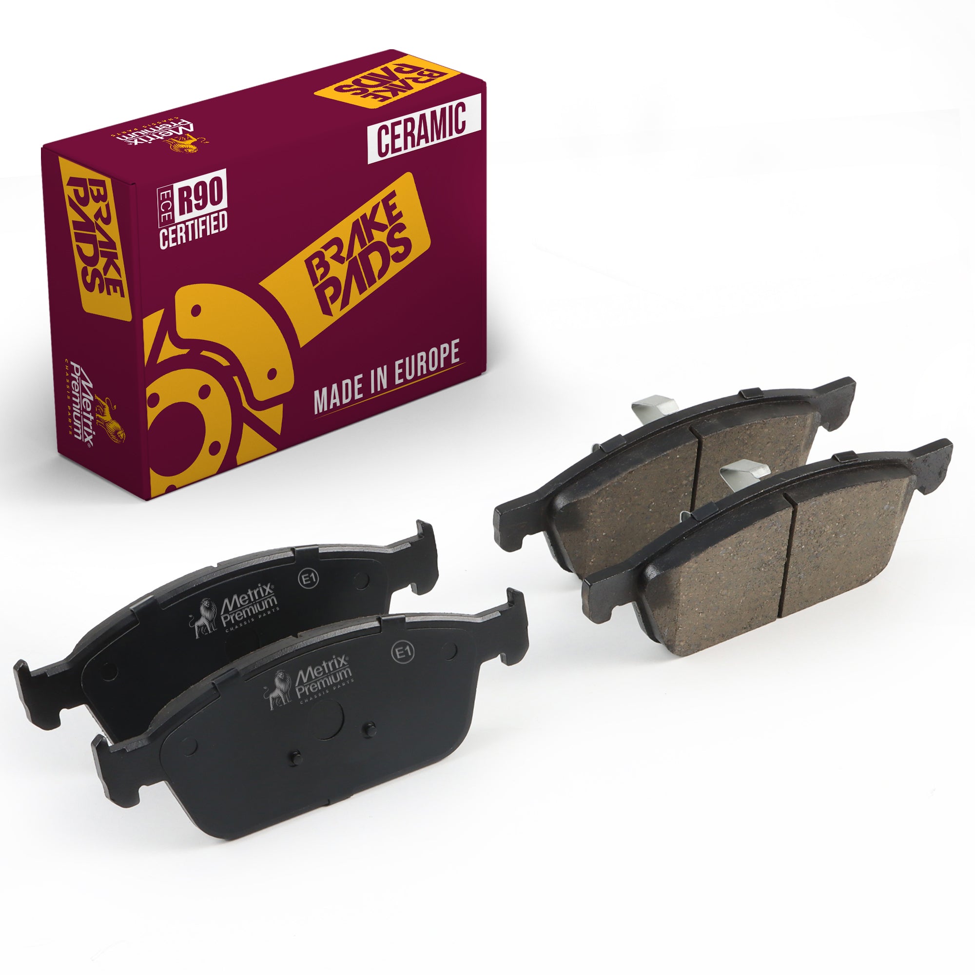 Metrix Premium Front Disc Brake Pad Set 93694MC OEM fit auto parts