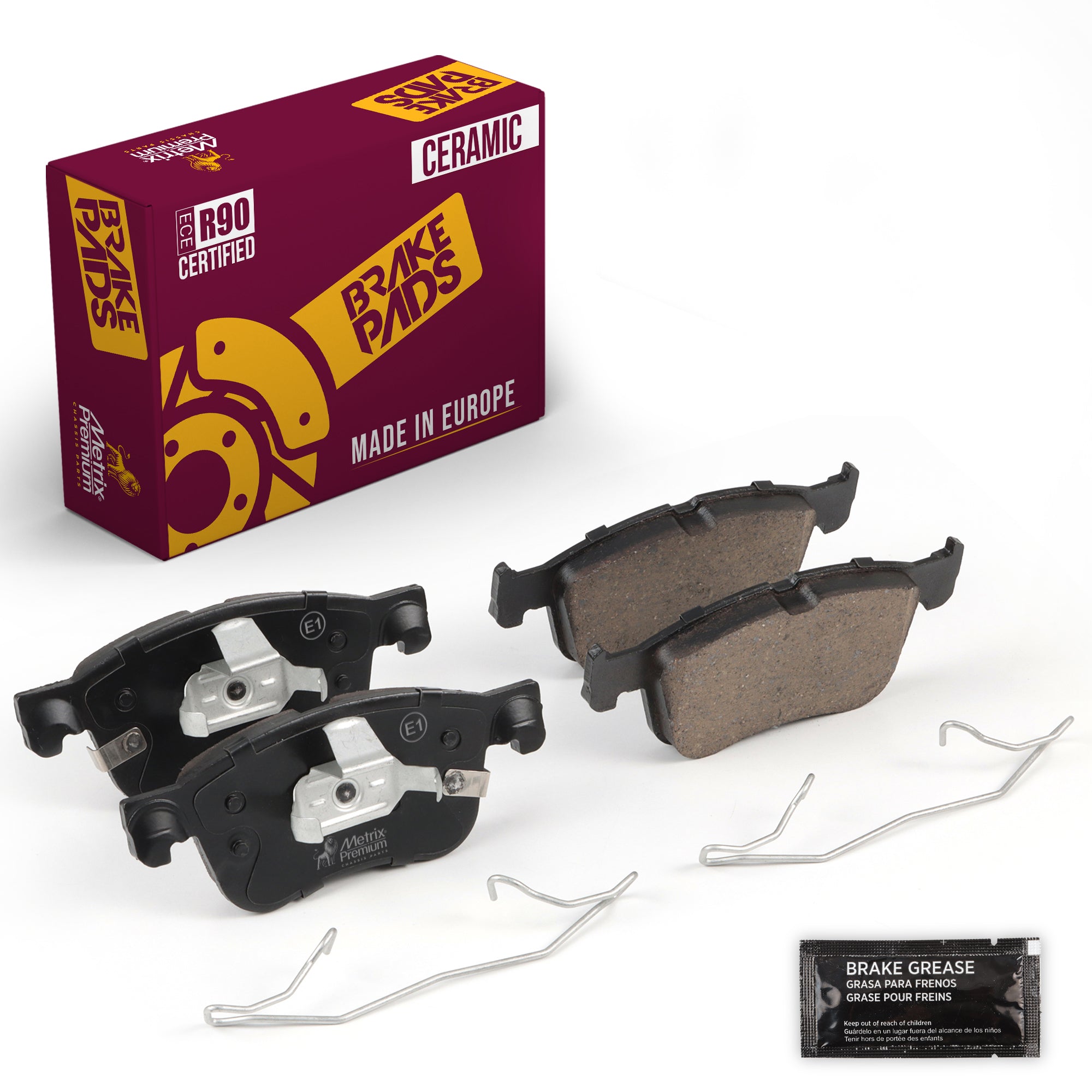 Metrix Premium Front Disc Brake Pad Set 93699MC OEM fit auto parts