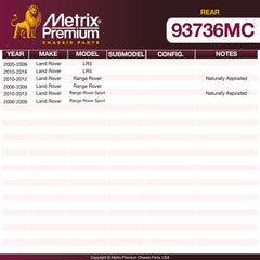 Metrix Premium Chassis Parts suspension steering brake parts