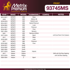 Metrix Premium Chassis Parts suspension steering brake parts