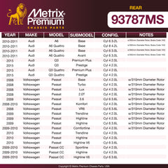 Metrix Premium Chassis Parts suspension steering brake parts