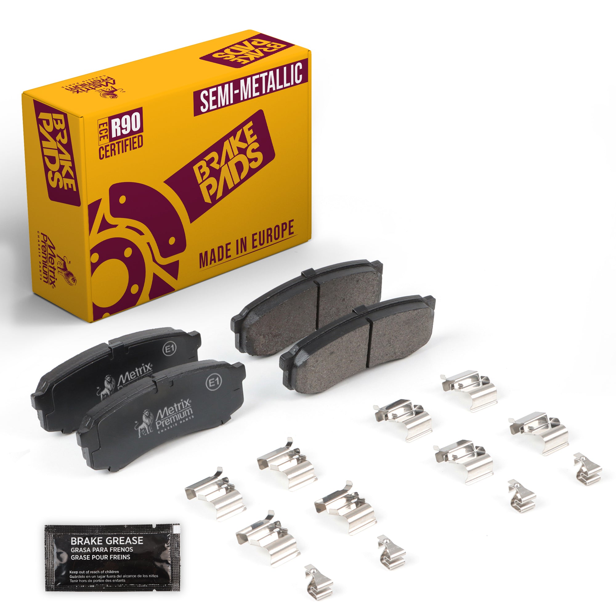 Metrix Premium Rear Disc Brake Pad Set 93792MS OEM fit auto parts