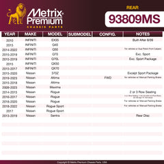 Metrix Premium Chassis Parts suspension steering brake parts