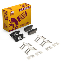 Metrix Premium Rear Semi-Metallic Disc Brake Pad Set 93813MS OEM fit auto parts