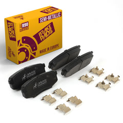 Metrix Premium Rear Semi-Metallic Disc Brake Pad Set 93864MS OEM fit auto parts