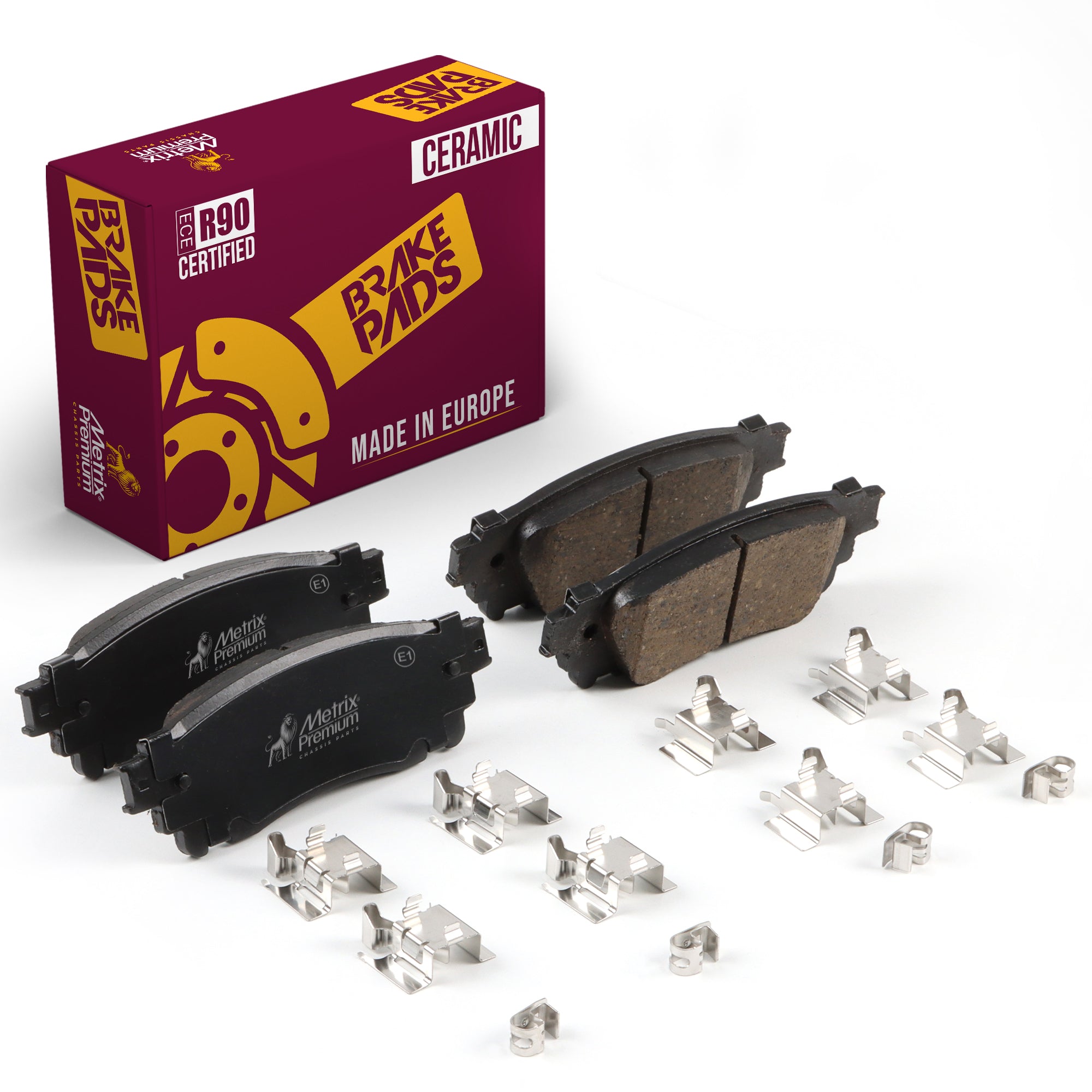 Metrix Premium Rear Disc Brake Pad Set 93929MC OEM fit auto parts