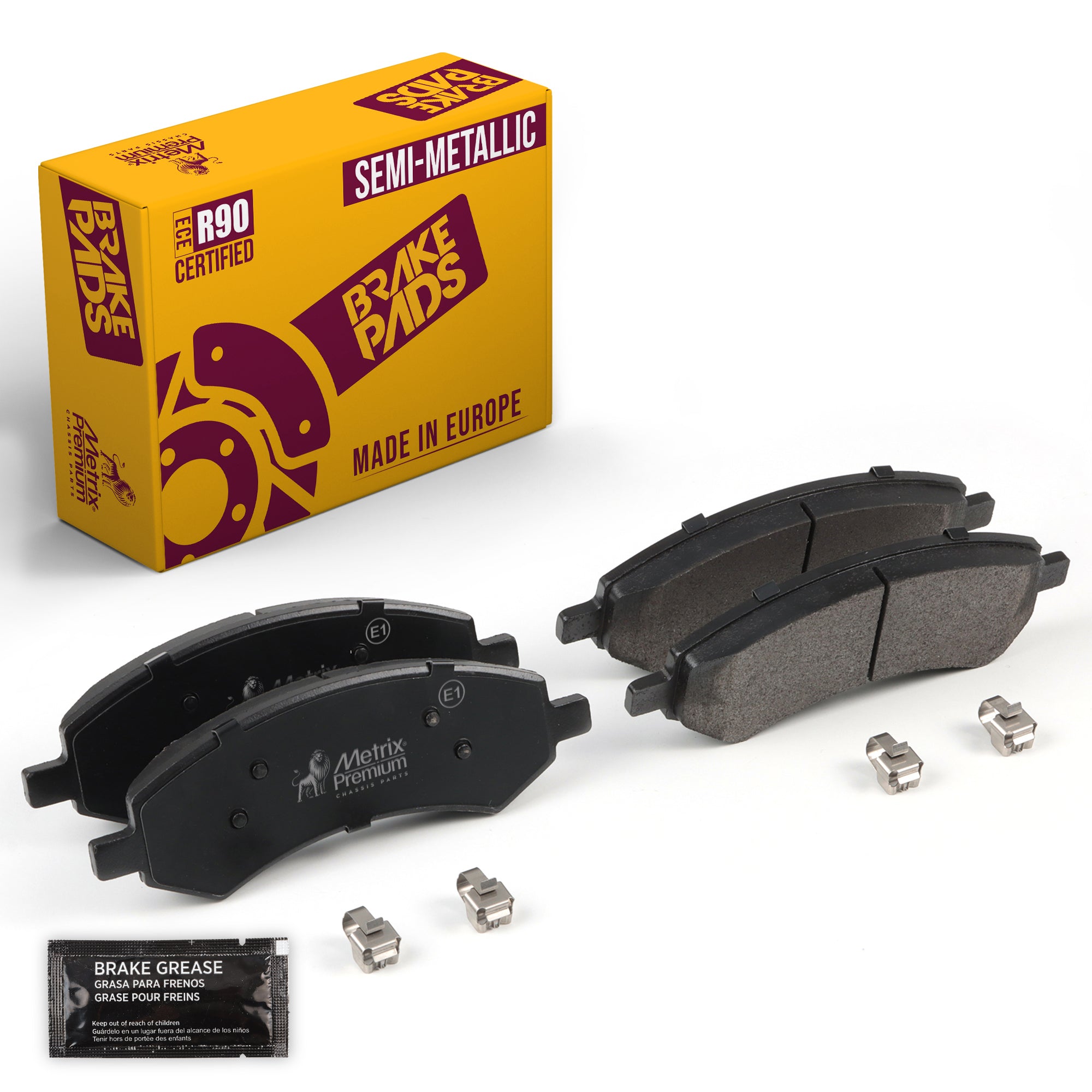 Metrix Premium Front Disc Brake Pad Set 93932MS OEM fit auto parts