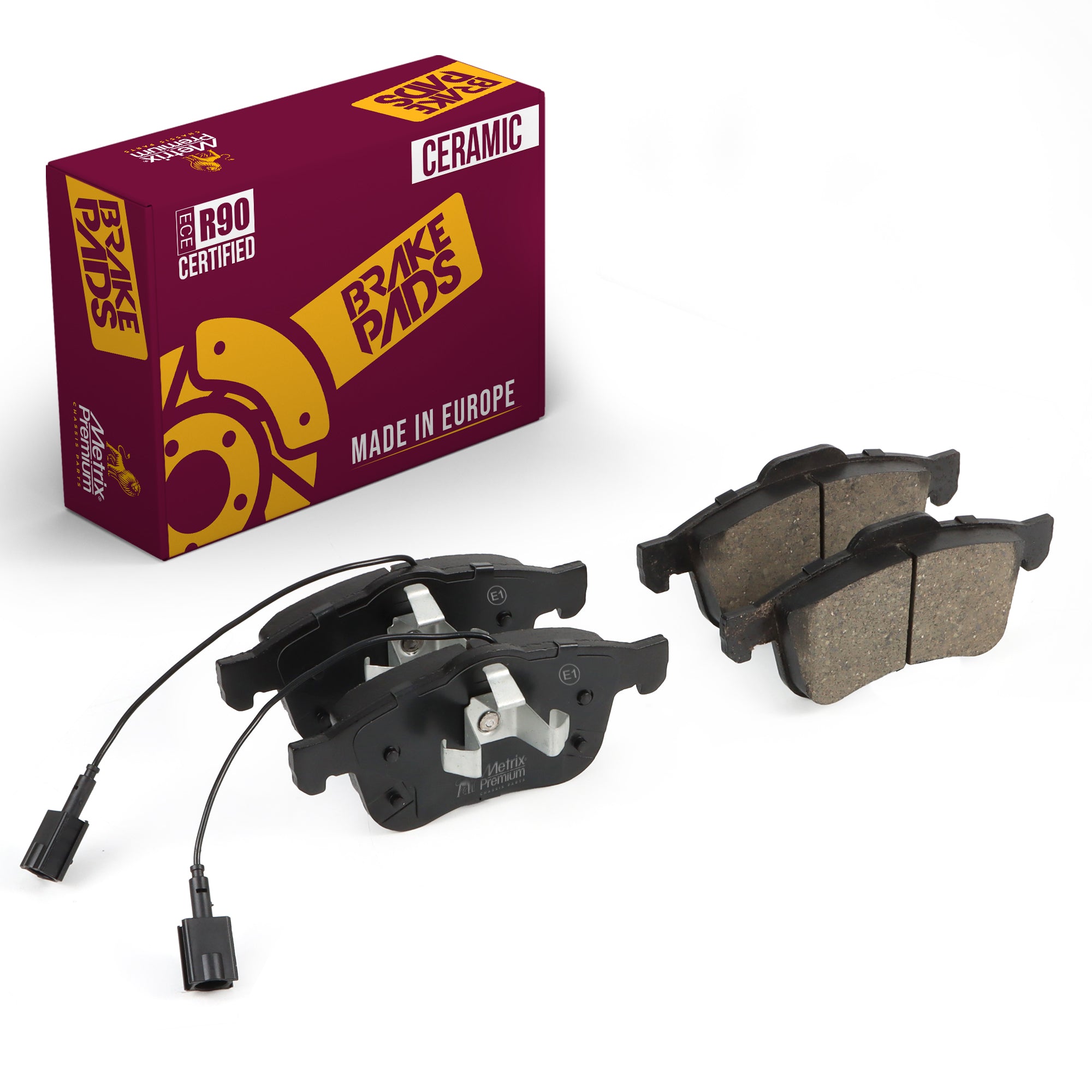 Metrix Premium Front Disc Brake Pad Set 93940MC OEM fit auto parts