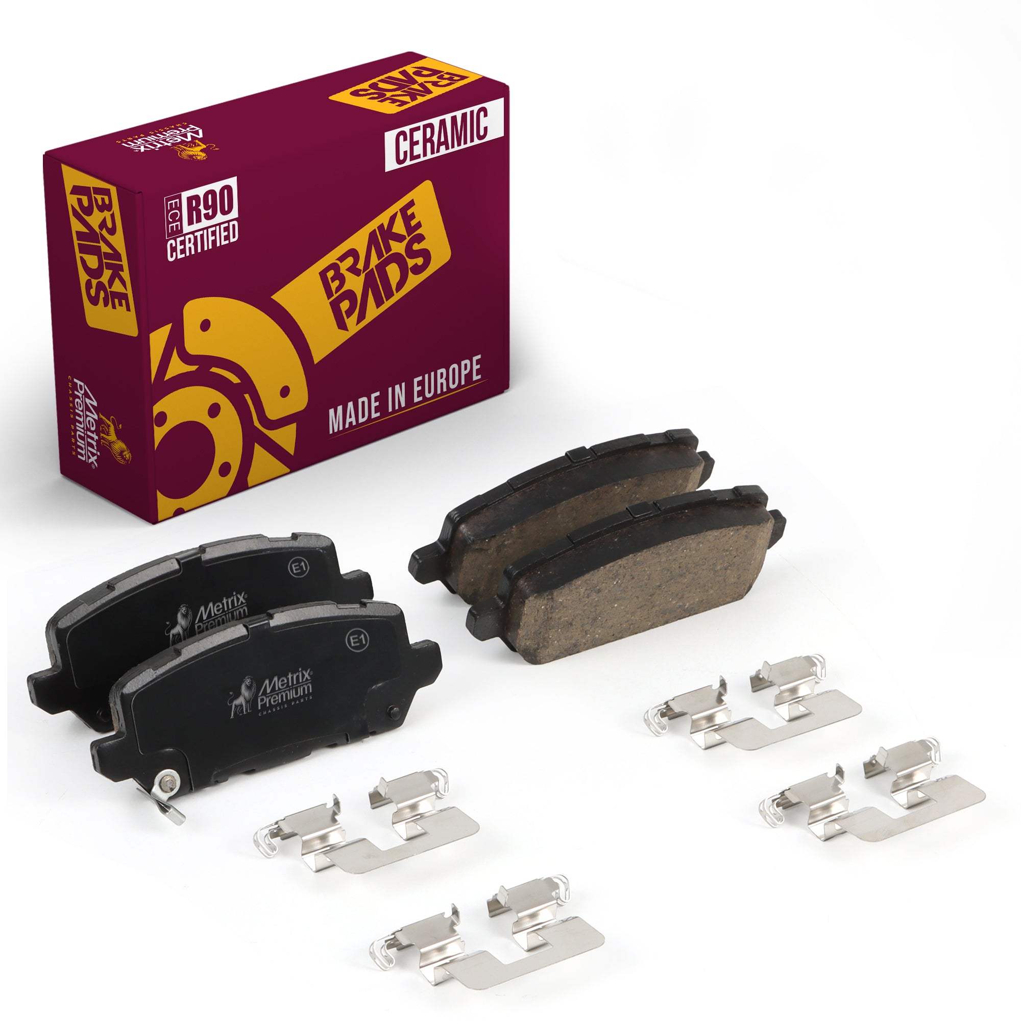 Metrix Premium Rear Disc Brake Pad Set 93943MC OEM fit auto parts