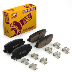 Metrix Premium Rear Semi-Metallic Disc Brake Pad Set 93968MS OEM fit auto parts