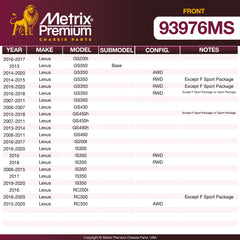 Metrix Premium Chassis Parts suspension steering brake parts