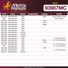 Metrix Premium Chassis Parts suspension steering brake parts