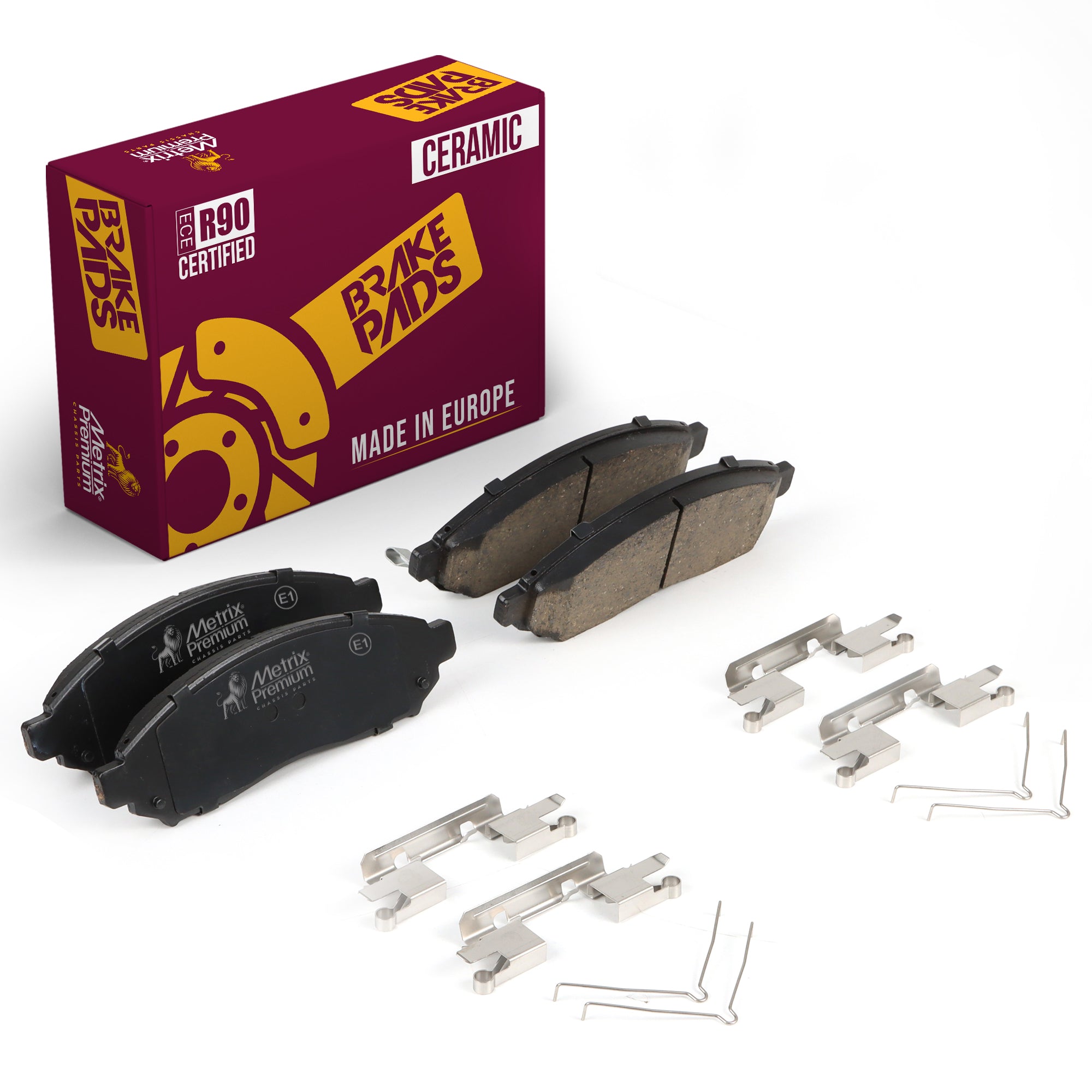 Metrix Premium Front Disc Brake Pad Set 94000MC OEM fit auto parts