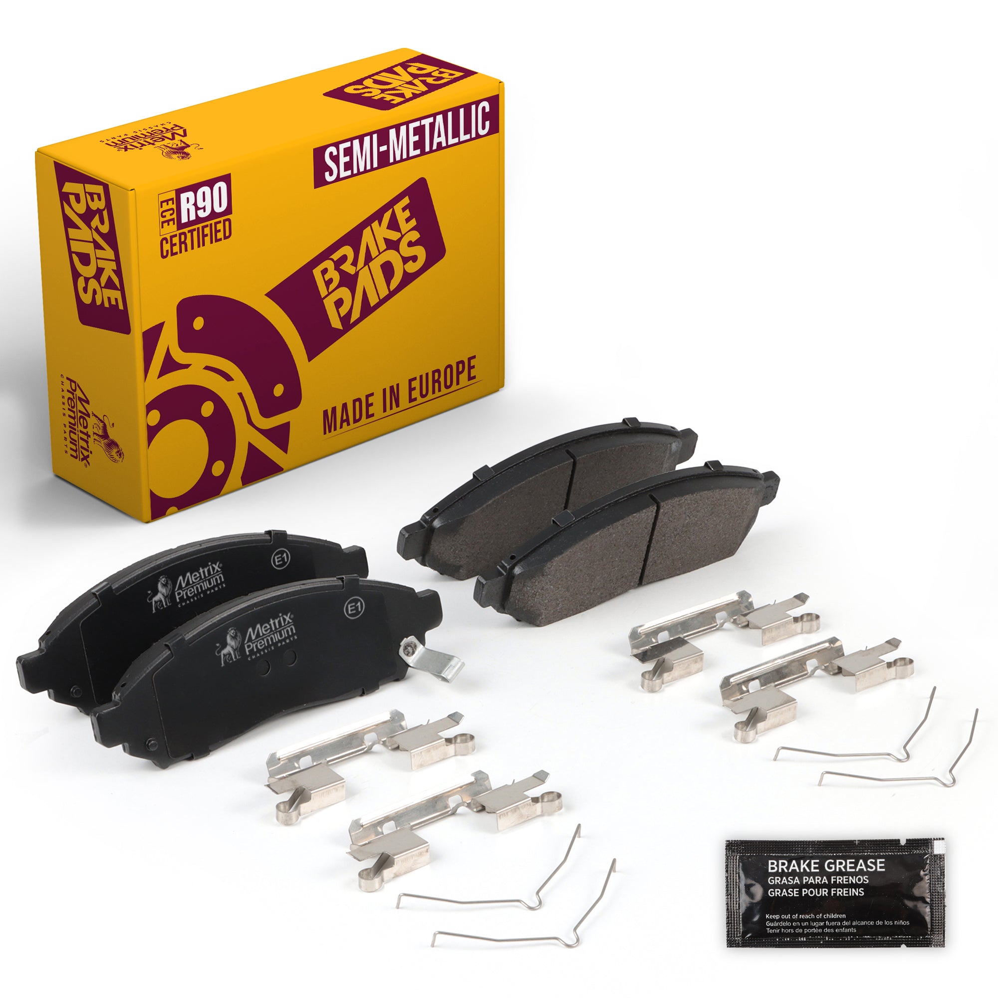 Metrix Premium Front Disc Brake Pad Set 94000MS OEM fit auto parts