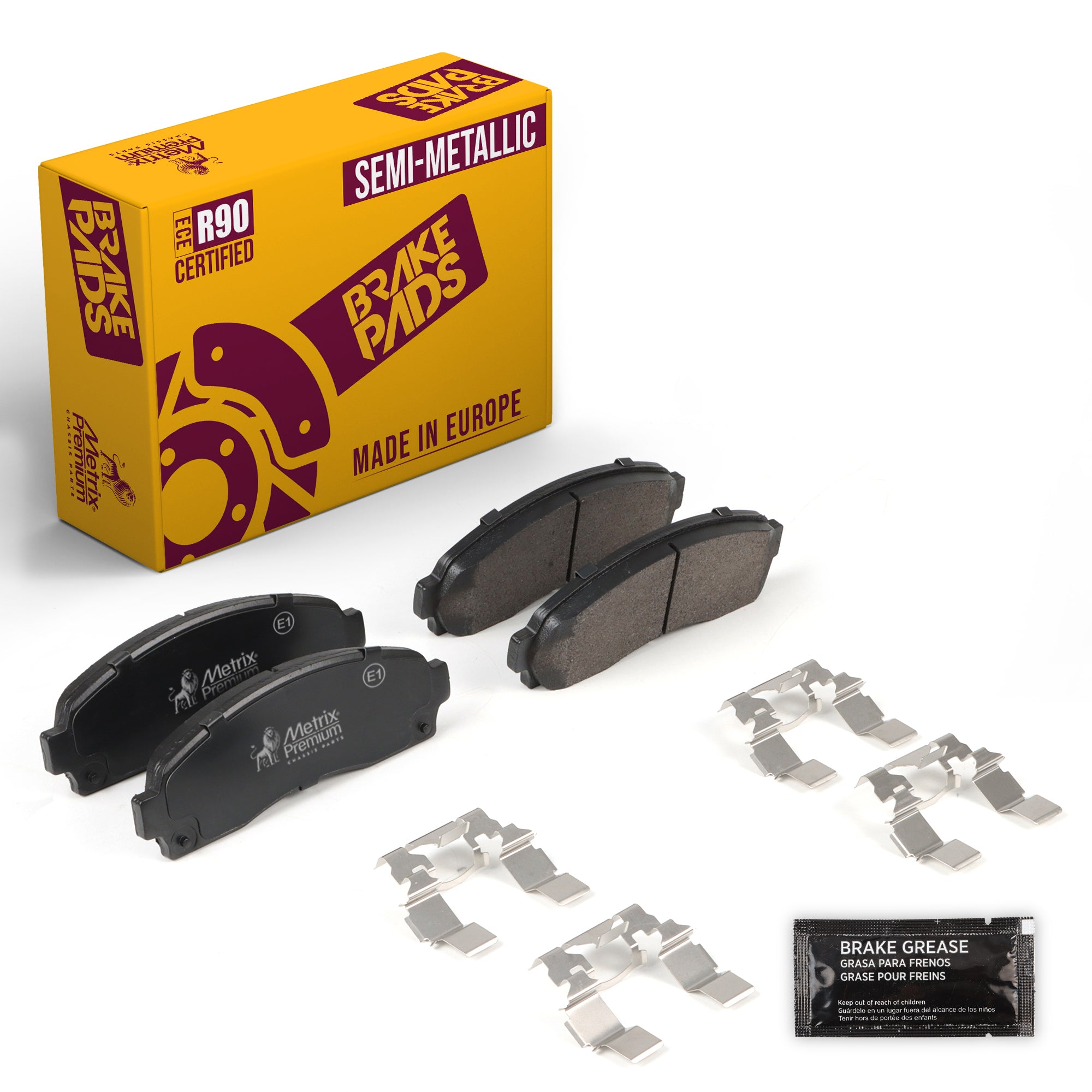 Metrix Premium Front Disc Brake Pad Set 94010MS OEM fit auto parts