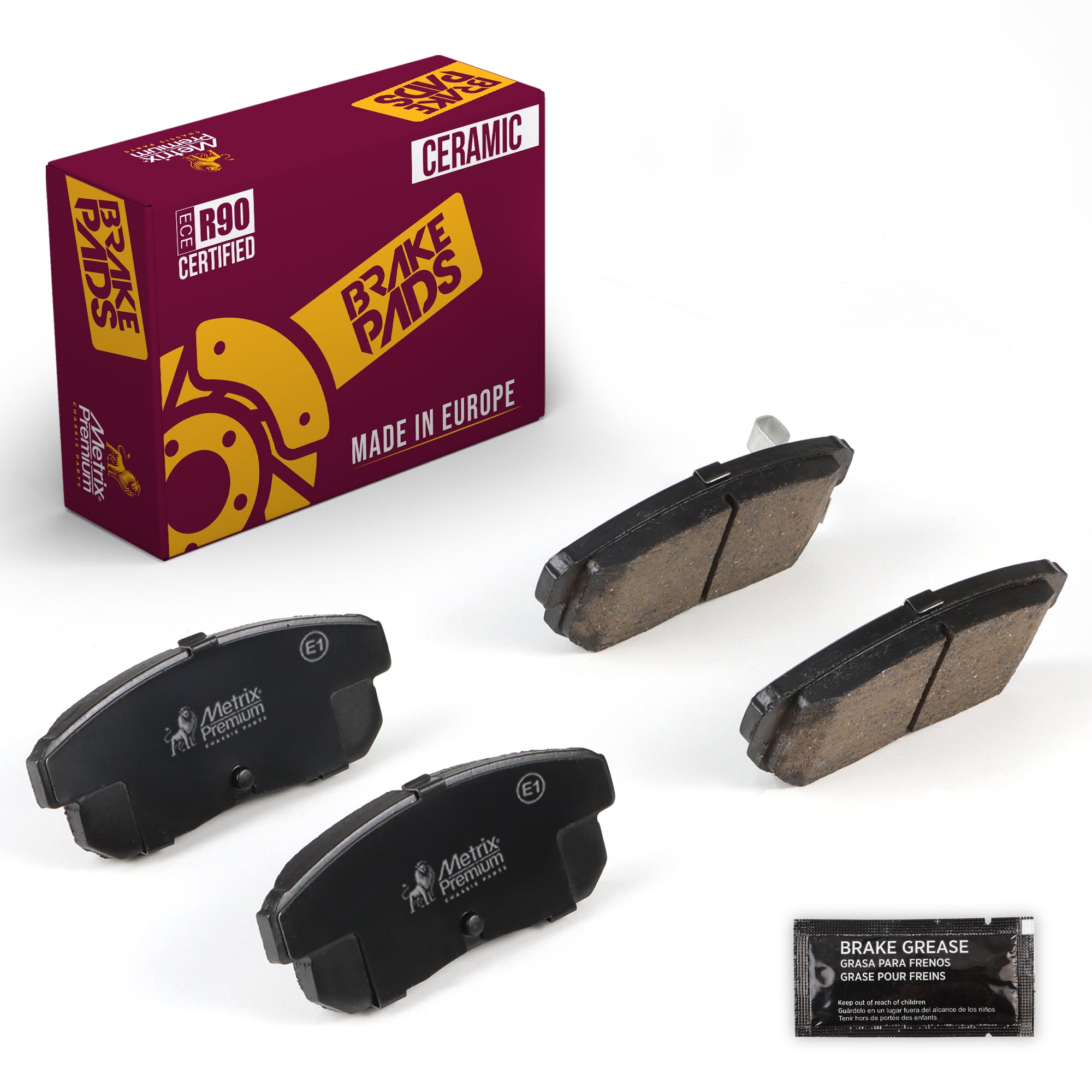 Metrix Premium Chassis Parts Rear Disc Brake Pad Set 94016MC OEM fit auto parts