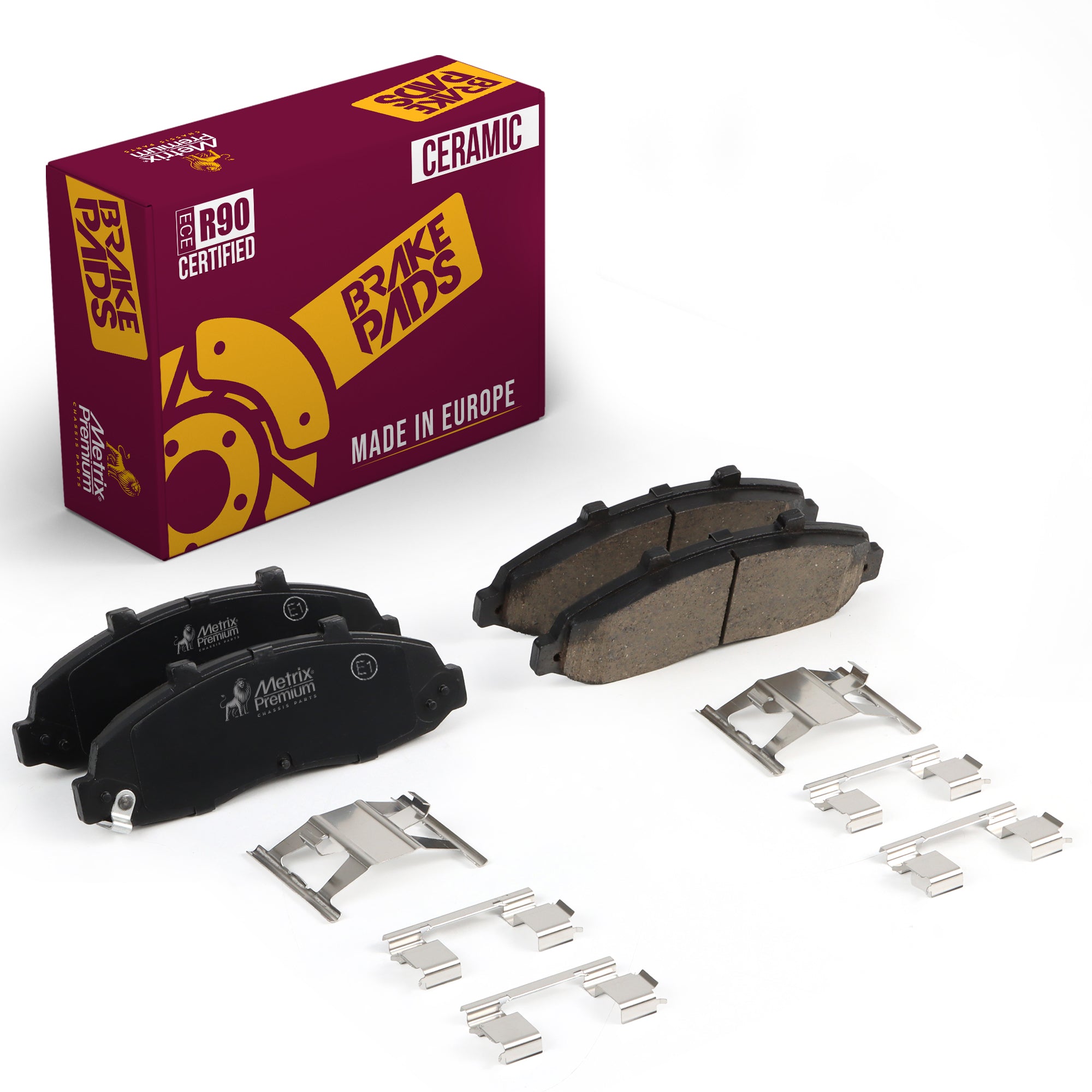 Metrix Premium Front Disc Brake Pad Set 94017MC OEM fit auto parts
