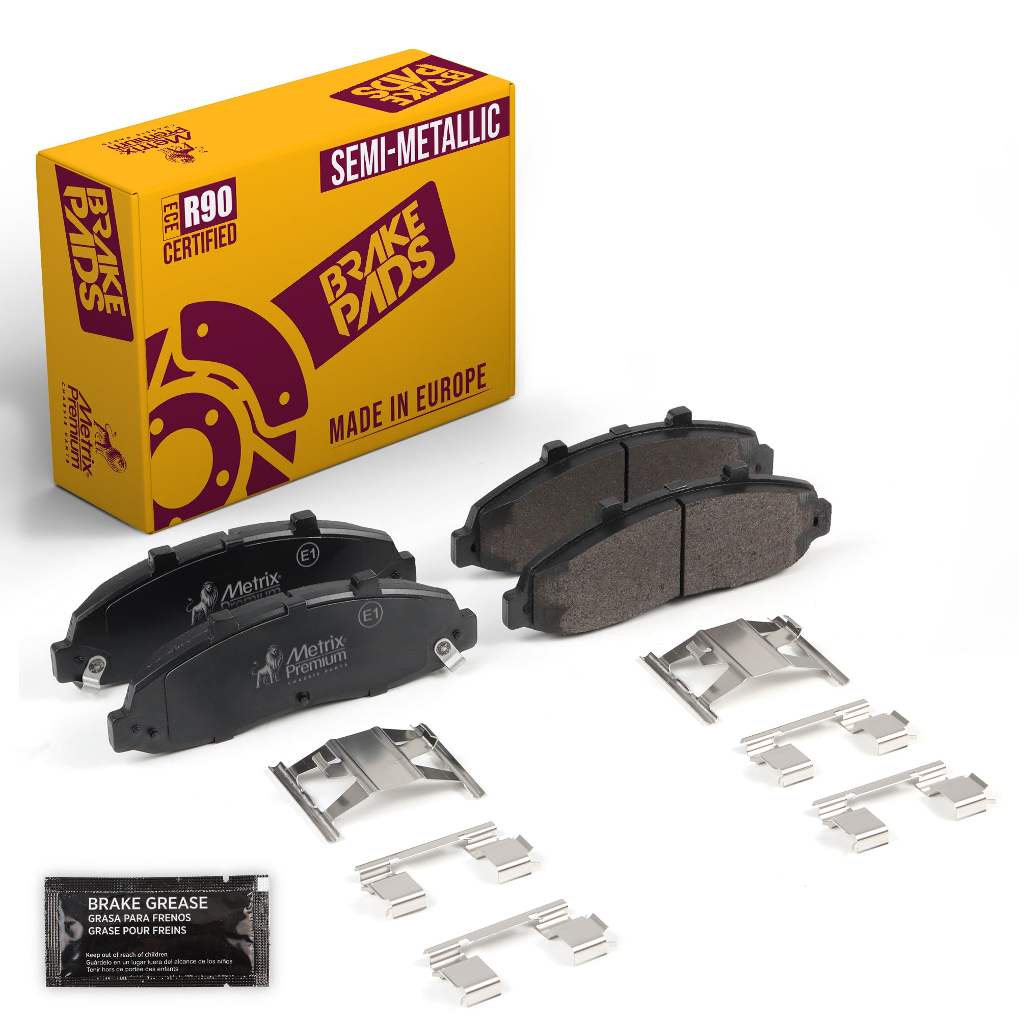 Metrix Premium Front Disc Brake Pad Set 94017MS OEM fit auto parts