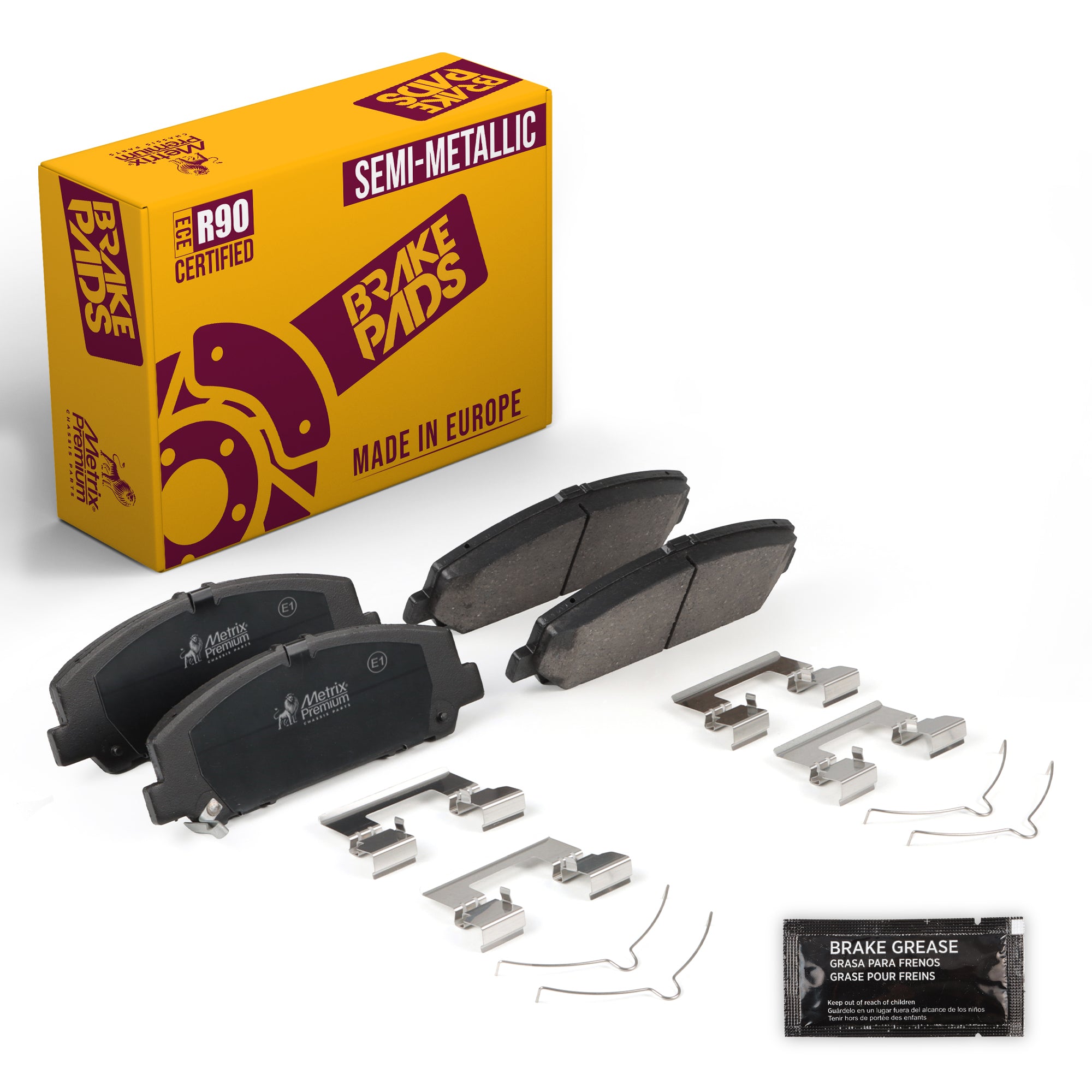 Metrix Premium Front Disc Brake Pad Set 94018MS OEM fit auto parts