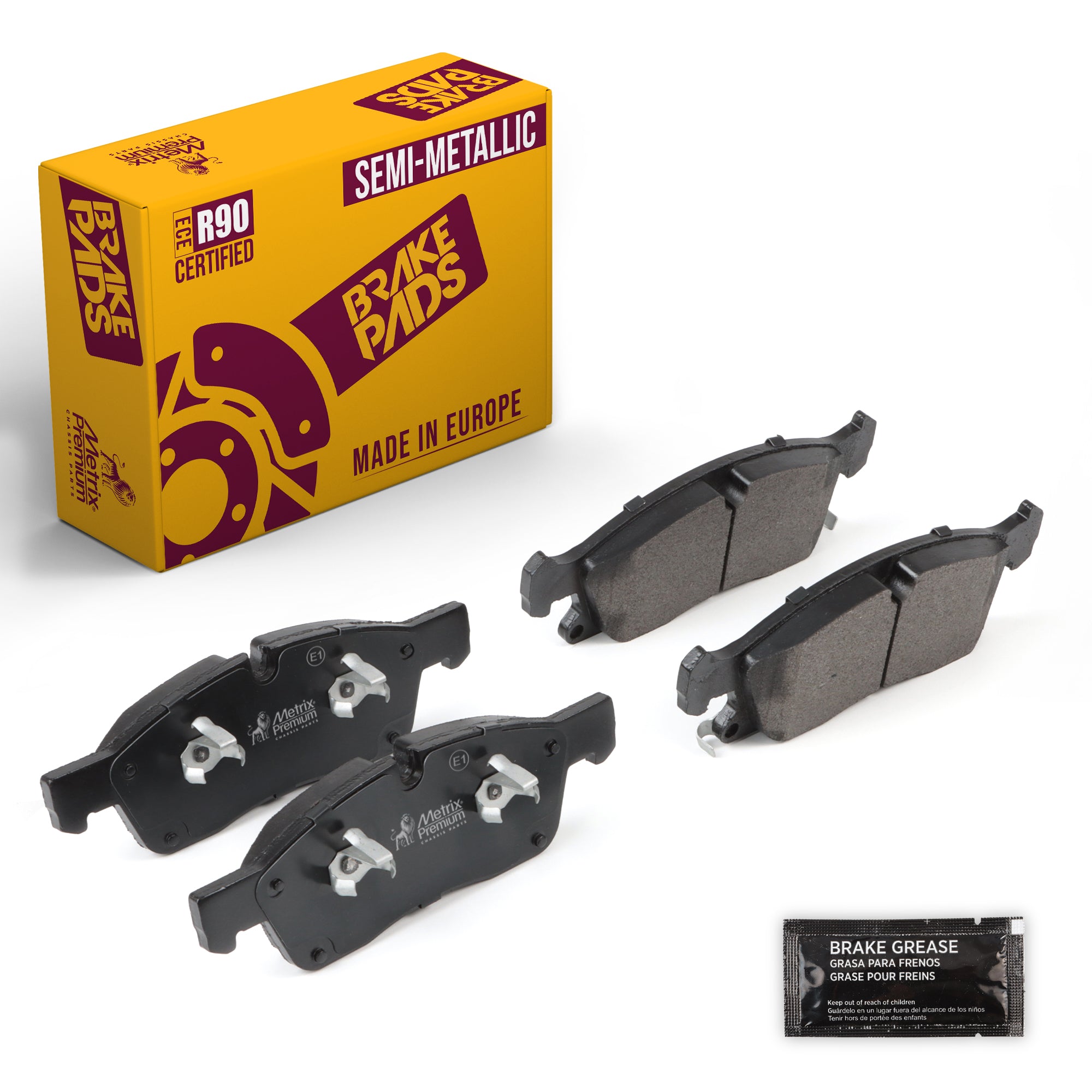 Metrix Premium Front Disc Brake Pad Set 94034MS OEM fit auto parts