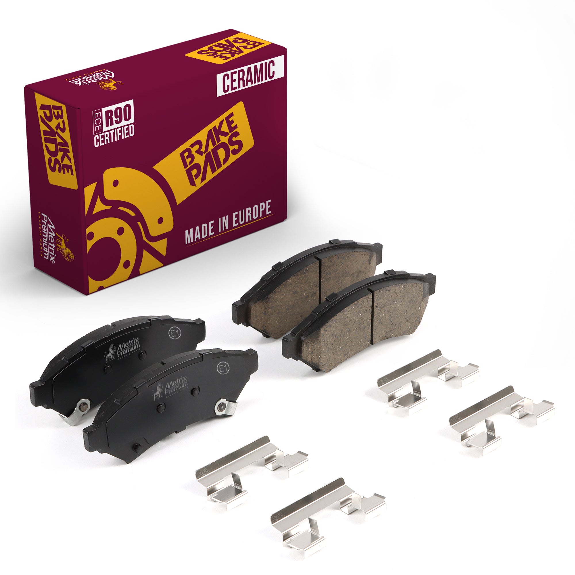 Metrix Premium Front Disc Brake Pad Set 94041MC OEM fit auto parts