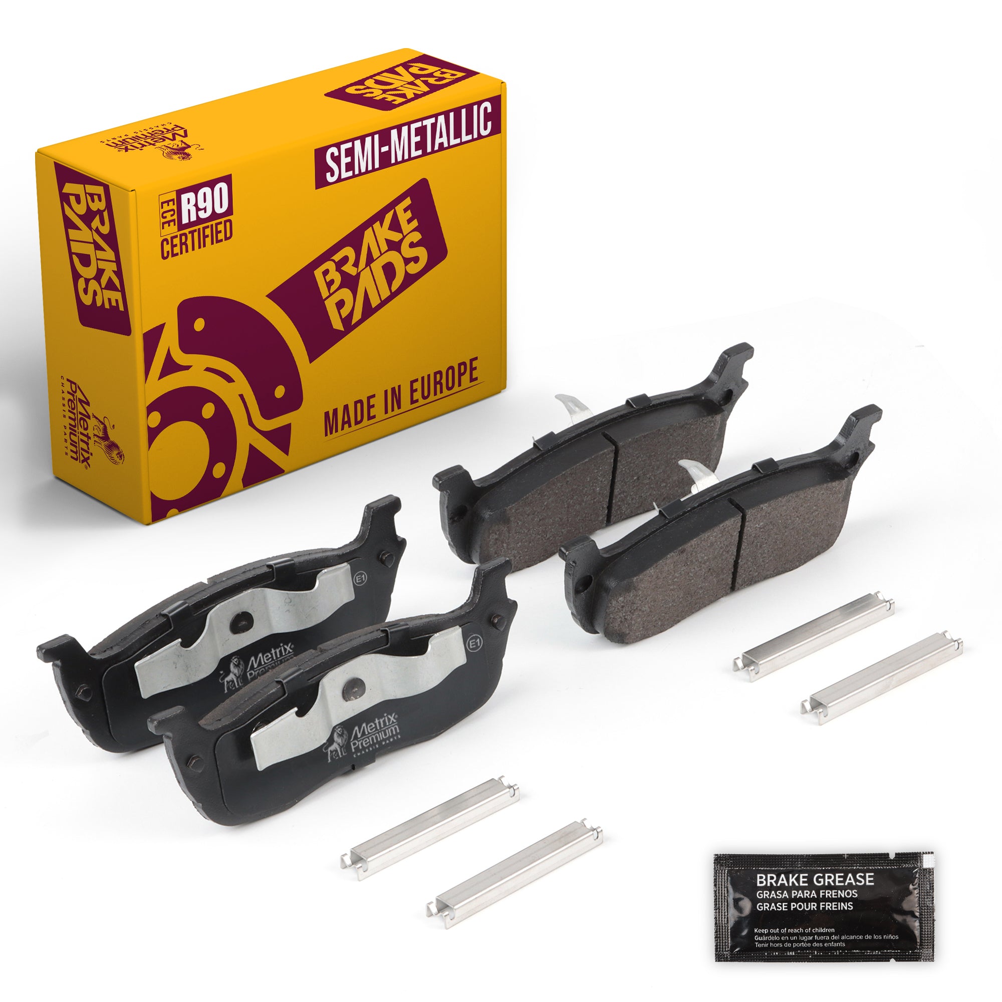 Metrix Premium Rear Disc Brake Pad Set 94050MS OEM fit auto parts