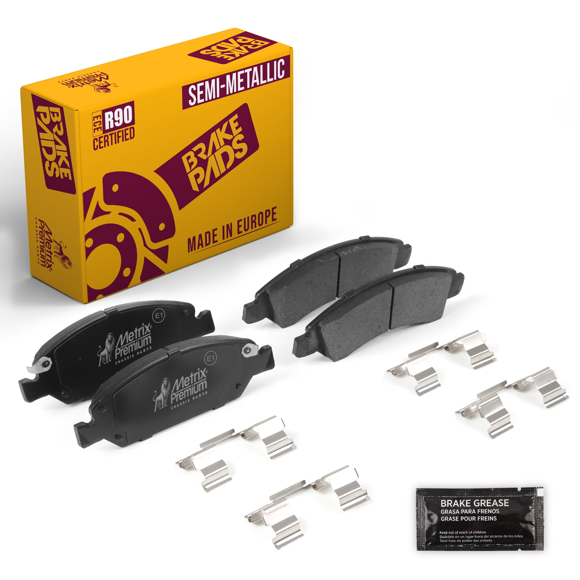 Metrix Premium Front Disc Brake Pad Set 94057MS OEM fit auto parts